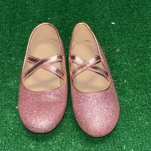 Glittery Pink Kids Shoes